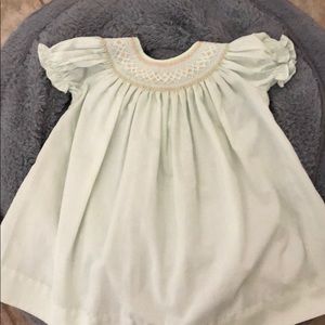 Smocked baby dress